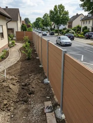 Lärmschutzzaun in Ingolstadt - fachgerechte Ausführung vor Ort